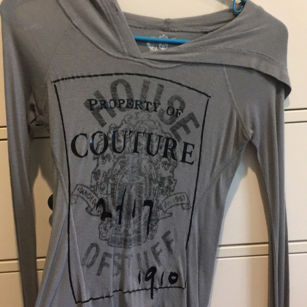 Juicy couture shirt with hood